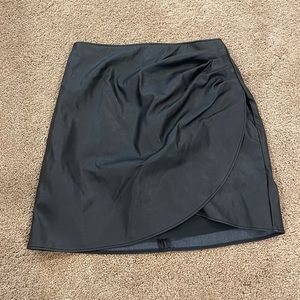 Abercrombie leather skirt
